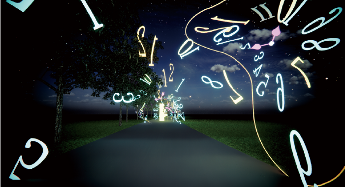 光織影舞 展區 時空隧道