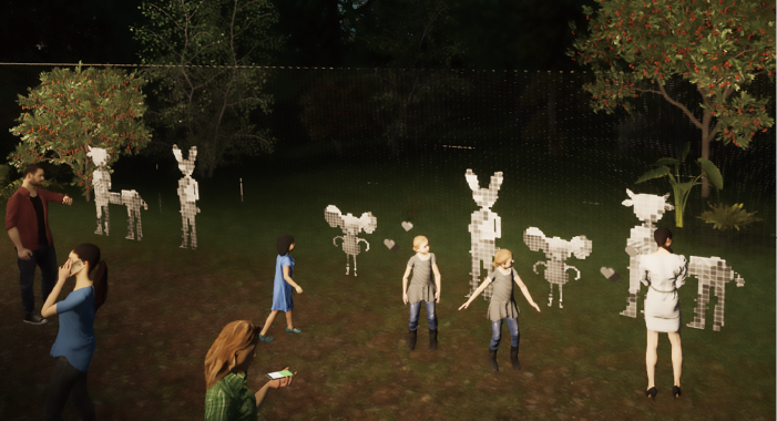 光織影舞 展區 元宇宙派對