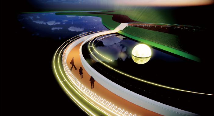 光織影舞 展區 新月漫遊