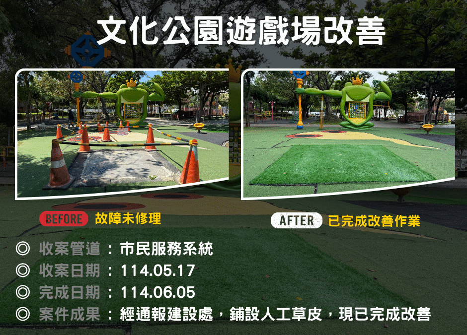 嘉義市文化公園遊戲場改善